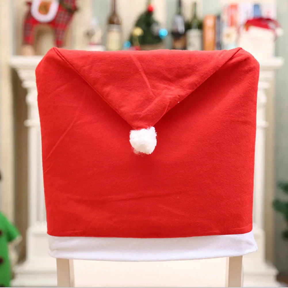 Enchanting Christmas Chair Covers with Magical Table Glow