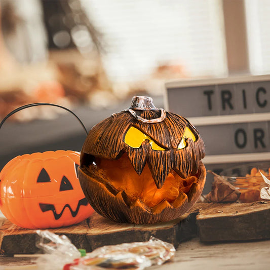 Haunting Floating Ghost Pumpkin with Eerie Sound Effects