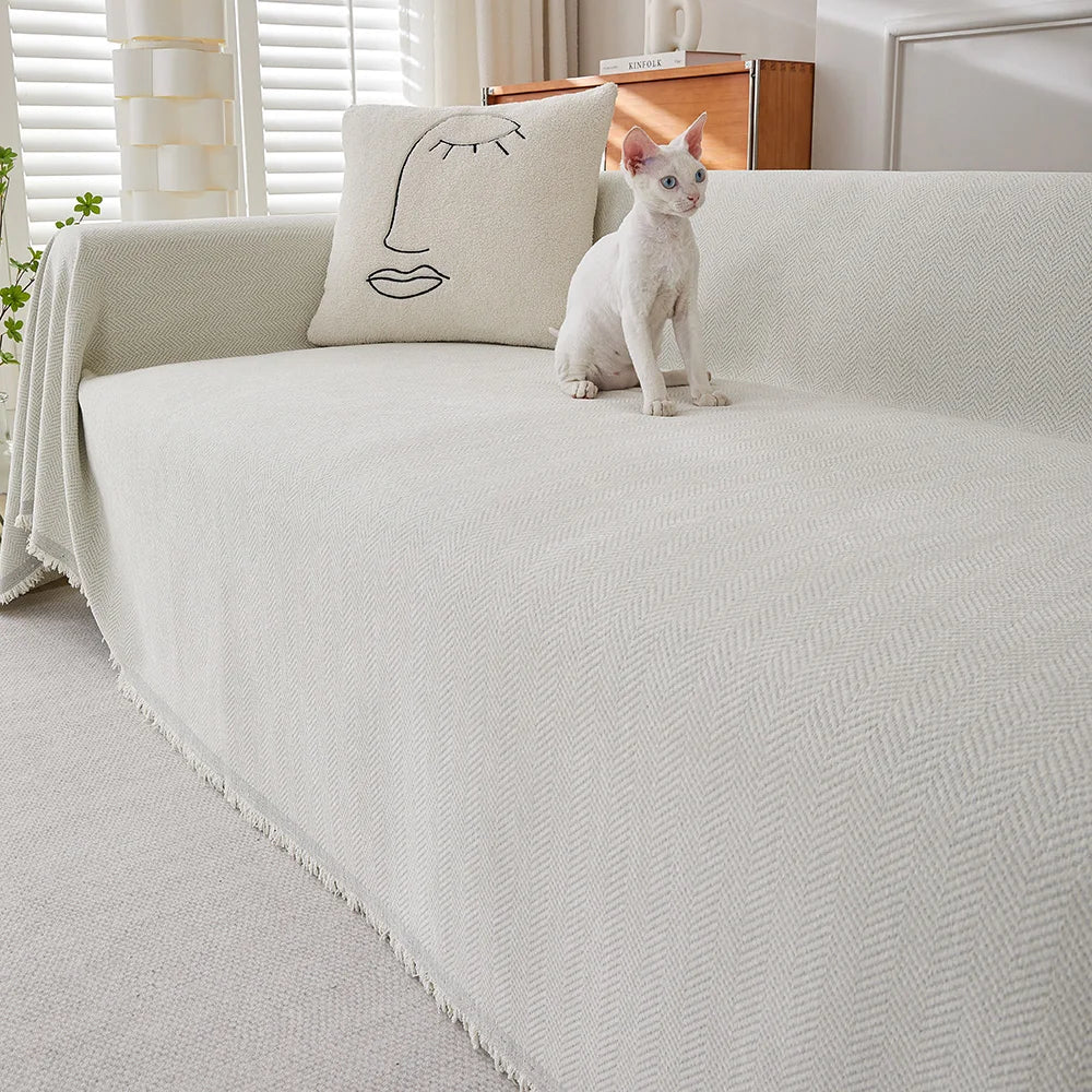 Chic Chenille Sofa Accessory