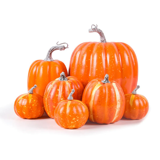 Decorative Foam Pumpkins for Halloween and Thanksgiving Celebrations