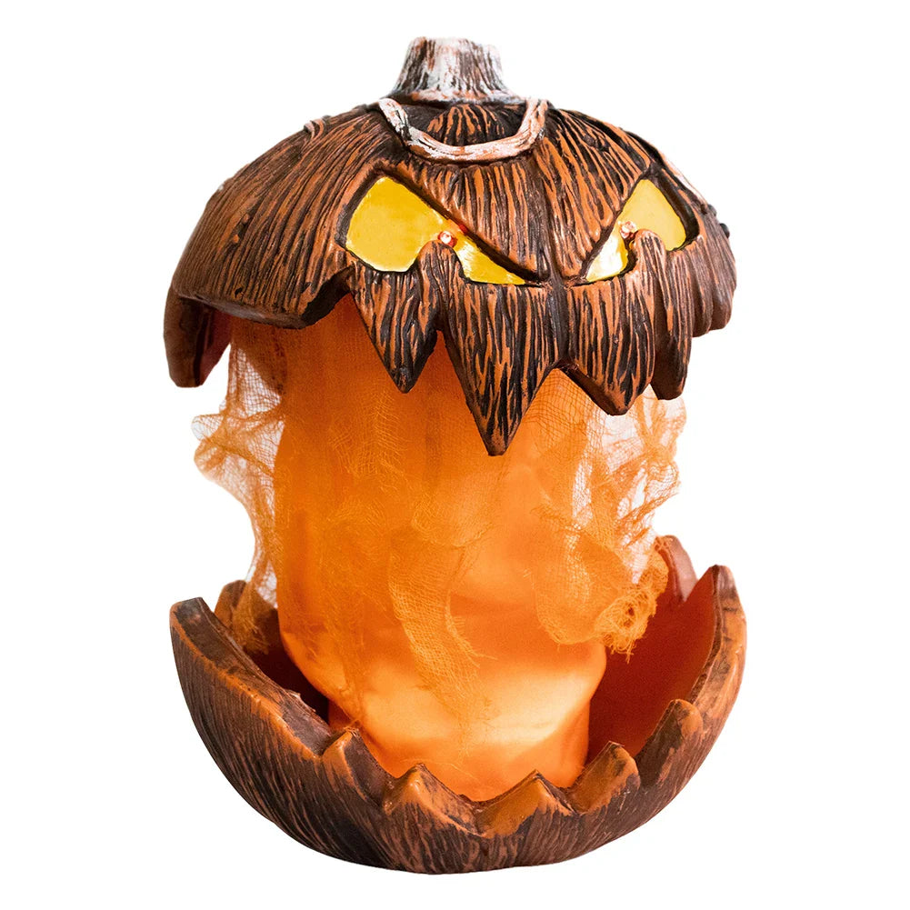 Haunting Floating Ghost Pumpkin with Eerie Sound Effects