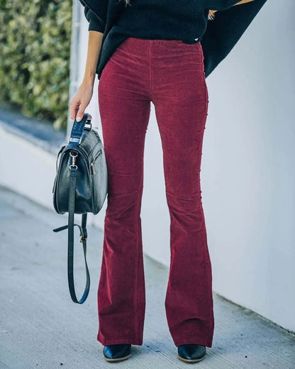 Selena - Women's Summer-Ready High-Waisted Flared Pants