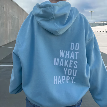 Catherine™ - Pink Hoodie with Eye-Catching Accents
