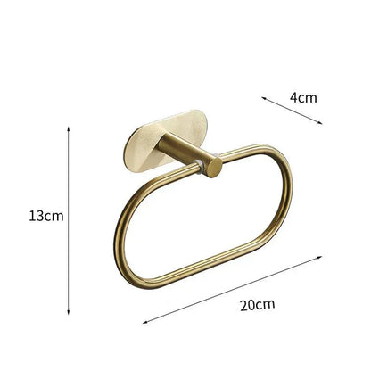 OpulenceGold | Luxurious Gold Bathroom Accessories Collection, Elegant Essentials for Your Bathroom