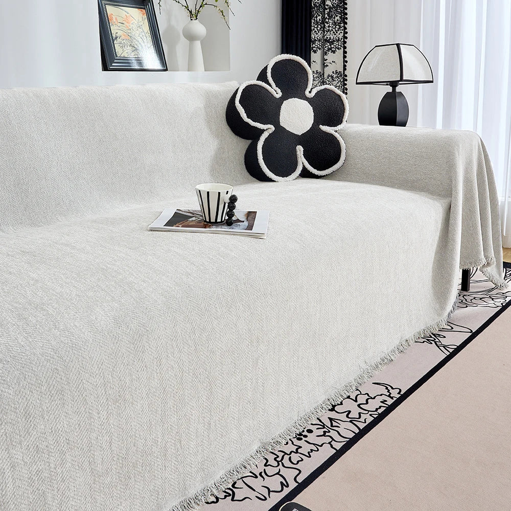 Chic Chenille Sofa Accessory
