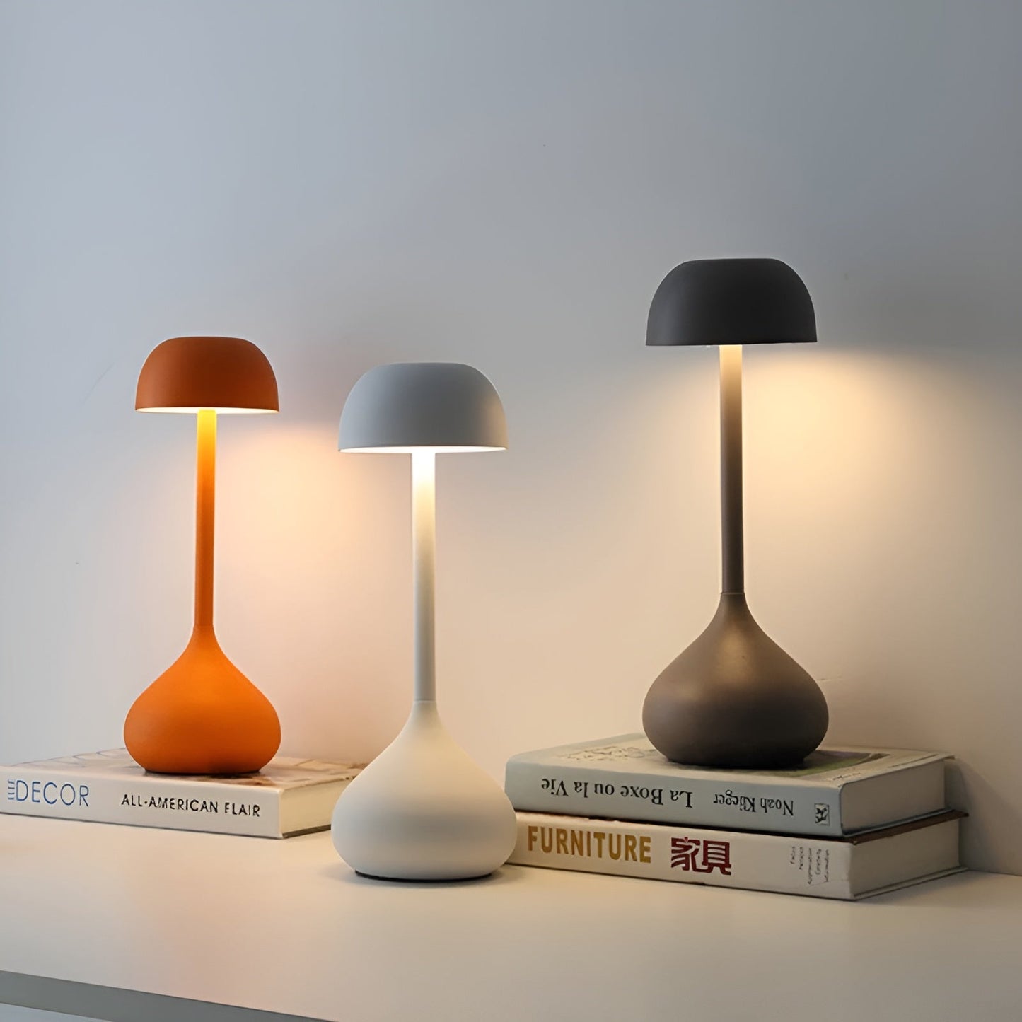GlowMush Wireless Dimmable Mushroom Lamp