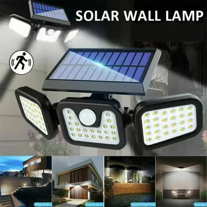 EcoBright Solar-Powered Wall Light