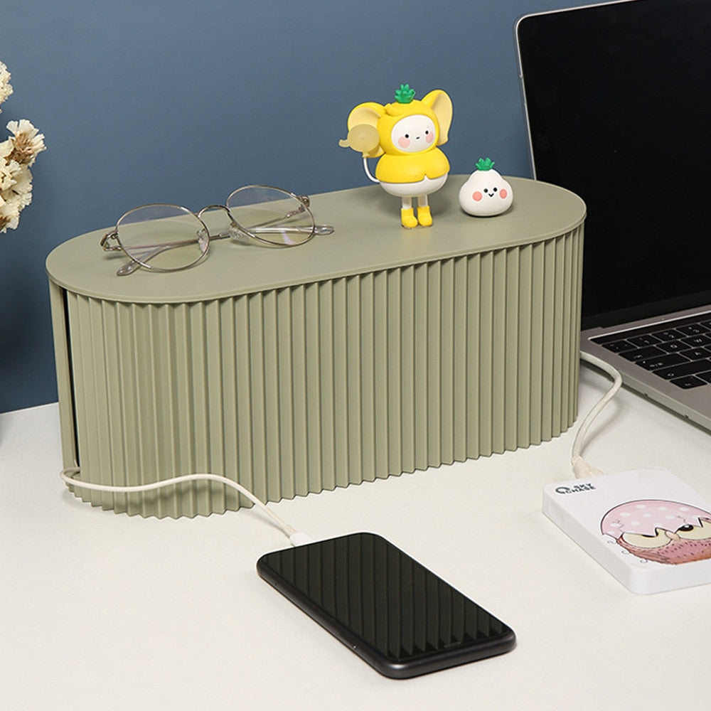 Chic Cable and Adapter Organizer – Merging Style with Practicality