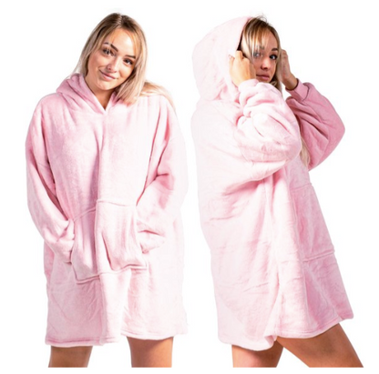 ICEY - Cozy Winter Fleece Hoodie Blanket