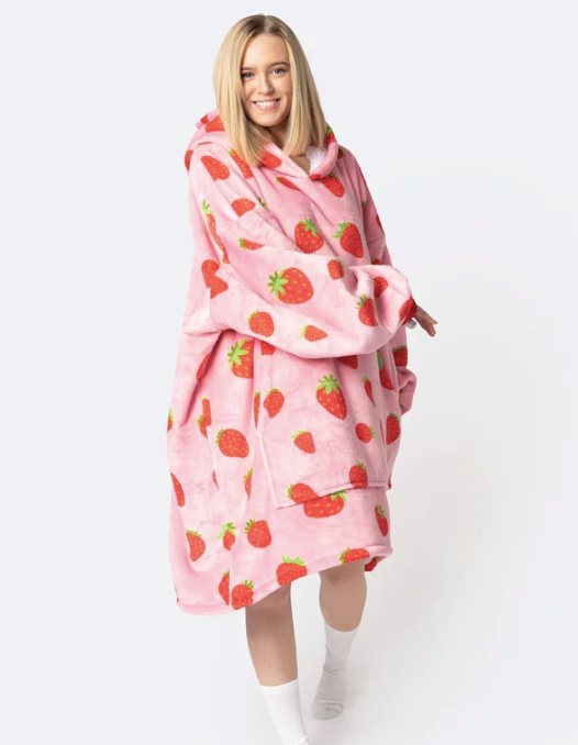 ICEY - Cozy Winter Fleece Hoodie Blanket