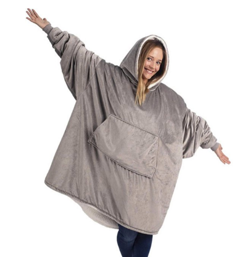 ICEY - Cozy Winter Fleece Hoodie Blanket