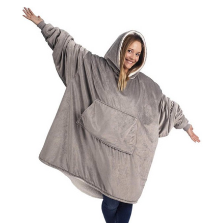 ICEY - Cozy Winter Fleece Hoodie Blanket