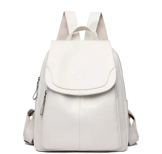 Isabella Classic Leather Backpack for Women