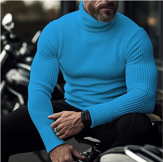 SAVARI | Trendy Men's Roll Neck Sweater