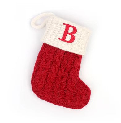 Personalized Christmas Patterned Socks with Embroidered Name