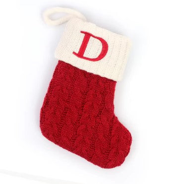 Personalized Christmas Patterned Socks with Embroidered Name