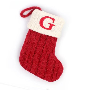 Personalized Christmas Patterned Socks with Embroidered Name