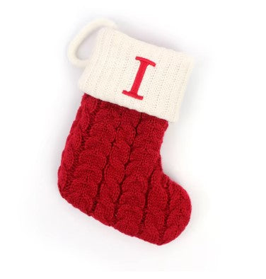 Personalized Christmas Patterned Socks with Embroidered Name