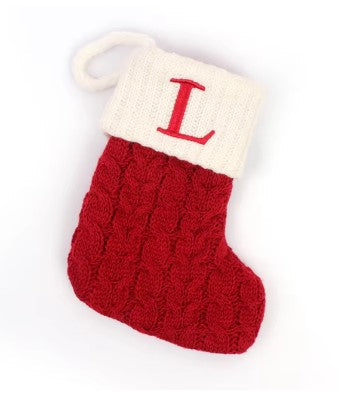 Personalized Christmas Patterned Socks with Embroidered Name