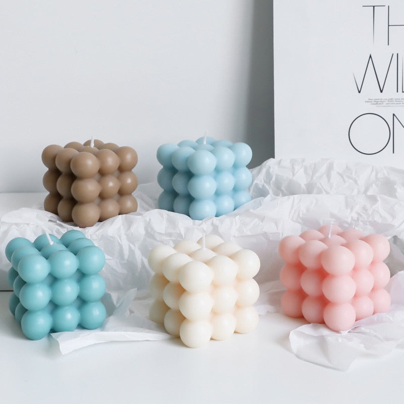 Chic BubbleGlow Candle – Transform Your Home into a Cozy Retreat