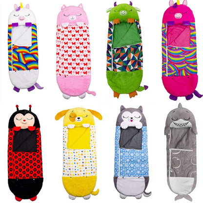Kids' Animal-Themed Sleeping Bag – Snoozi, Compact and Convenient