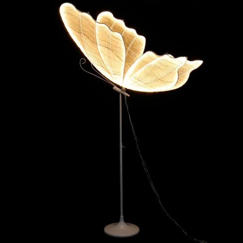 Elegant Ceiling Lamp Featuring Hanging Butterfly Accents