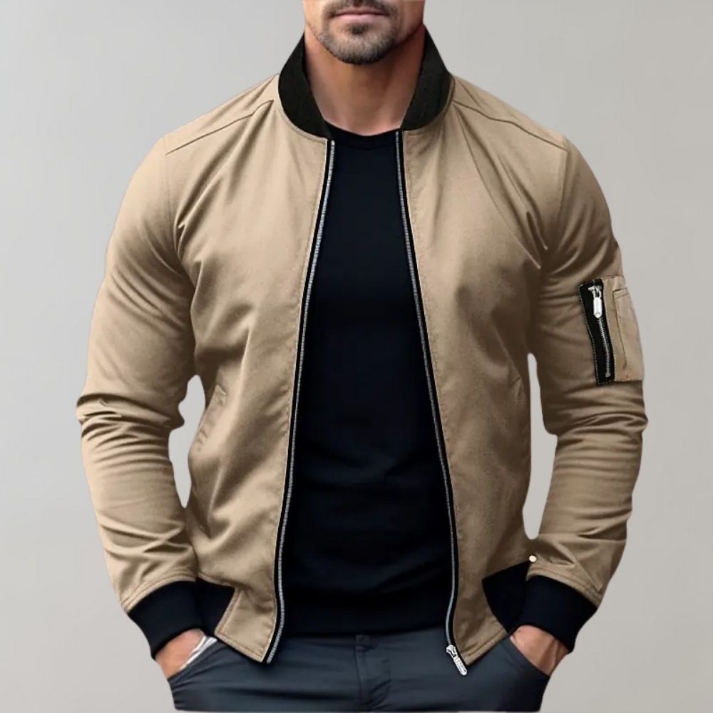 THOM - Versatile Lightweight Bomber Jacket for Men, Perfect for Any Season