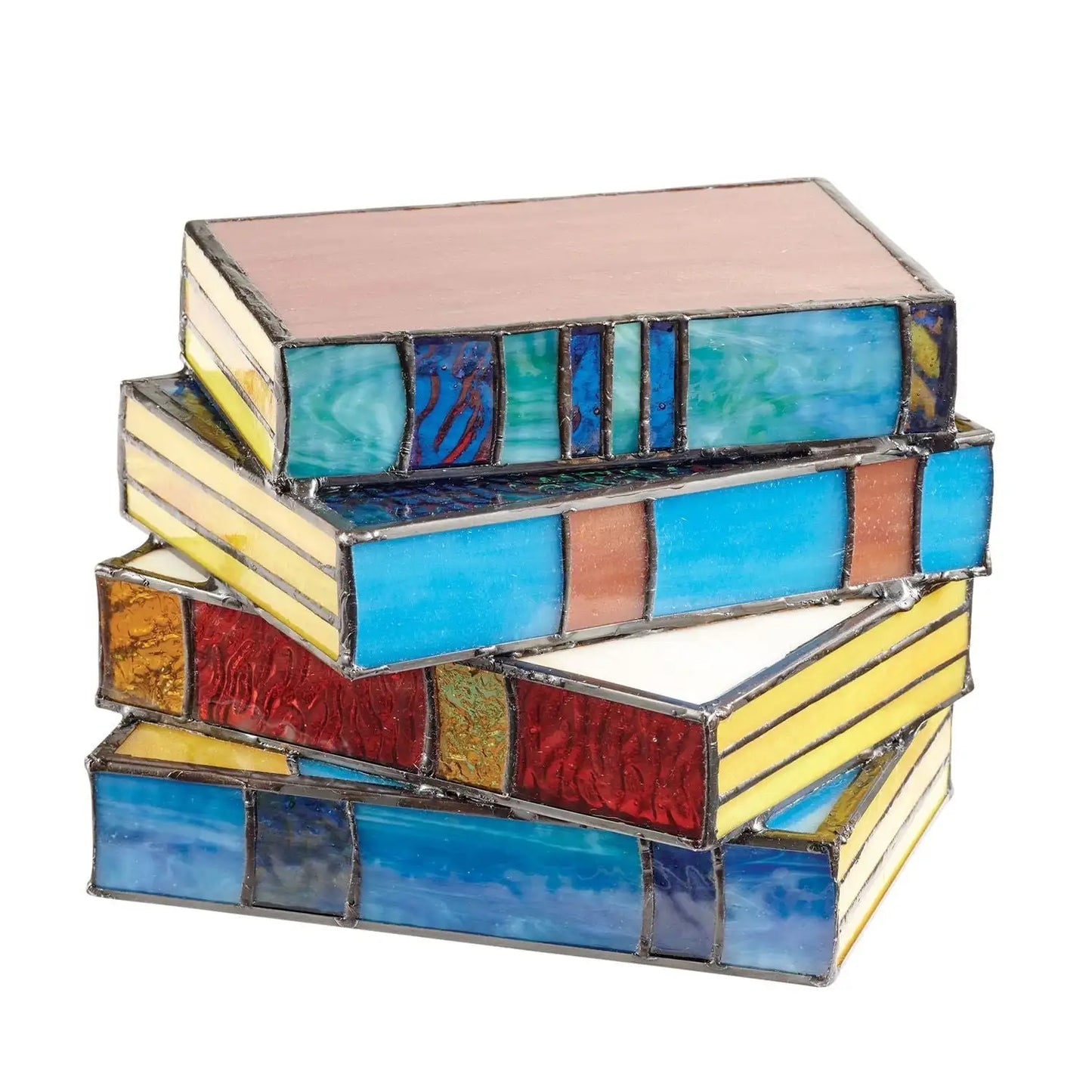 Buntglas-Bücherlampe – Kunstvolle Beleuchtung mit einzigartigem Charme