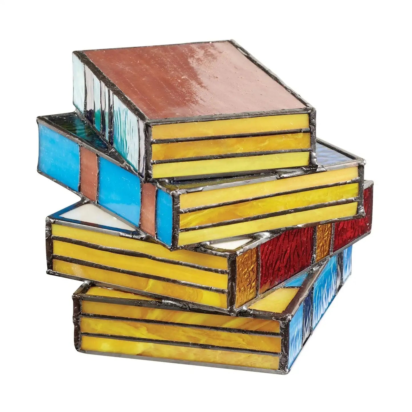 Buntglas-Bücherlampe – Kunstvolle Beleuchtung mit einzigartigem Charme
