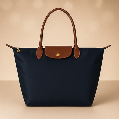 Chic Waterproof Leather Shoulder Bag – Versatile and Durable for Daily Use