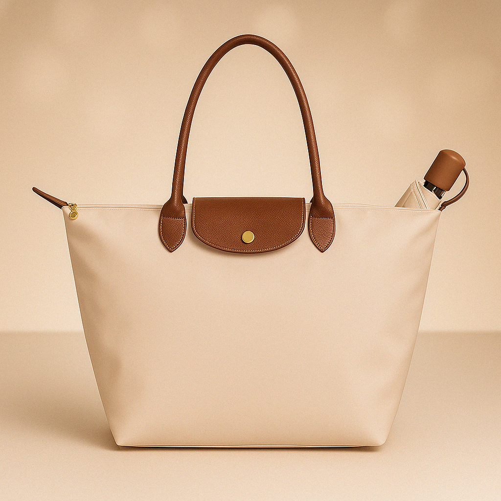 Chic Waterproof Leather Shoulder Bag – Versatile and Durable for Daily Use