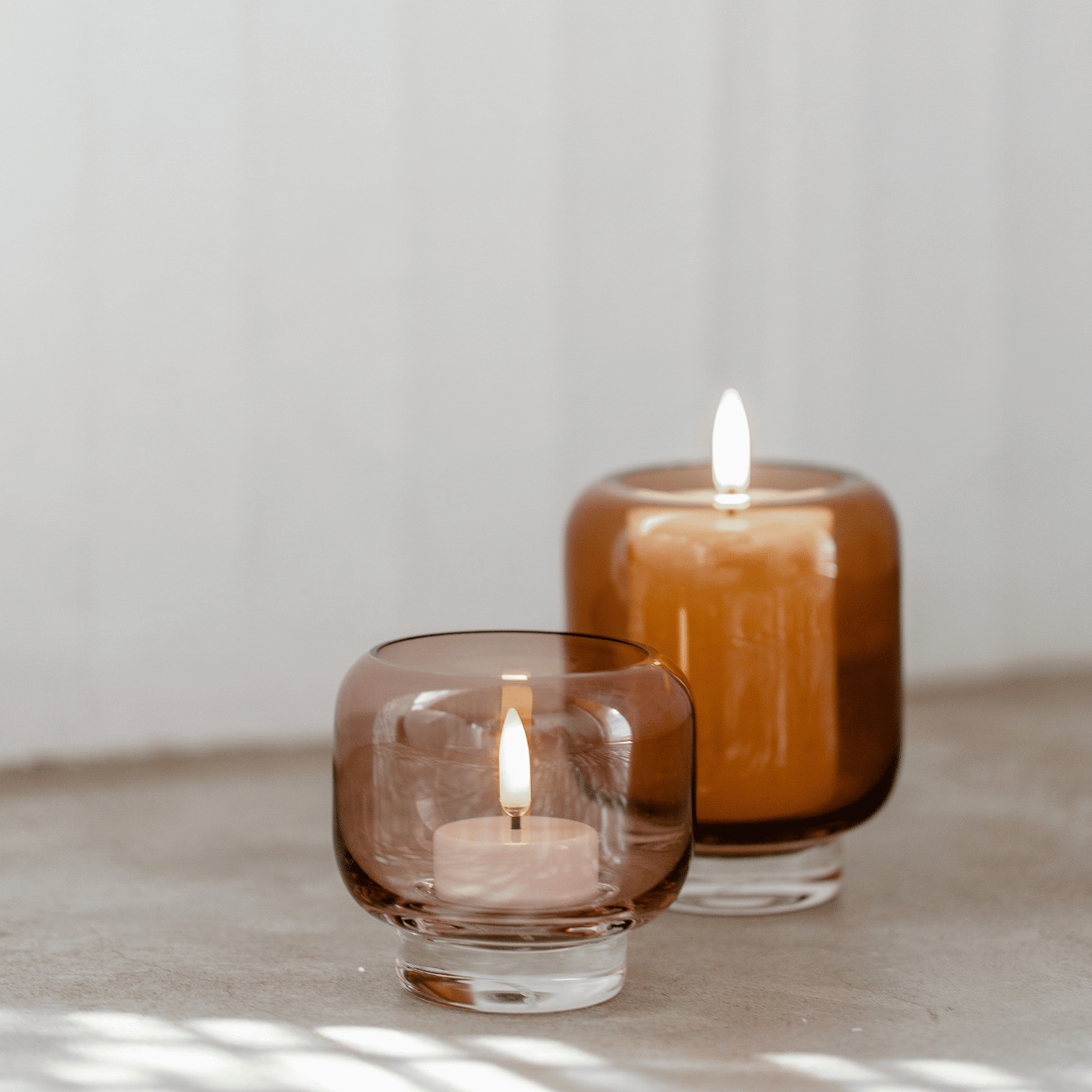 Minimalist White LED Candles for Elegant Interiors