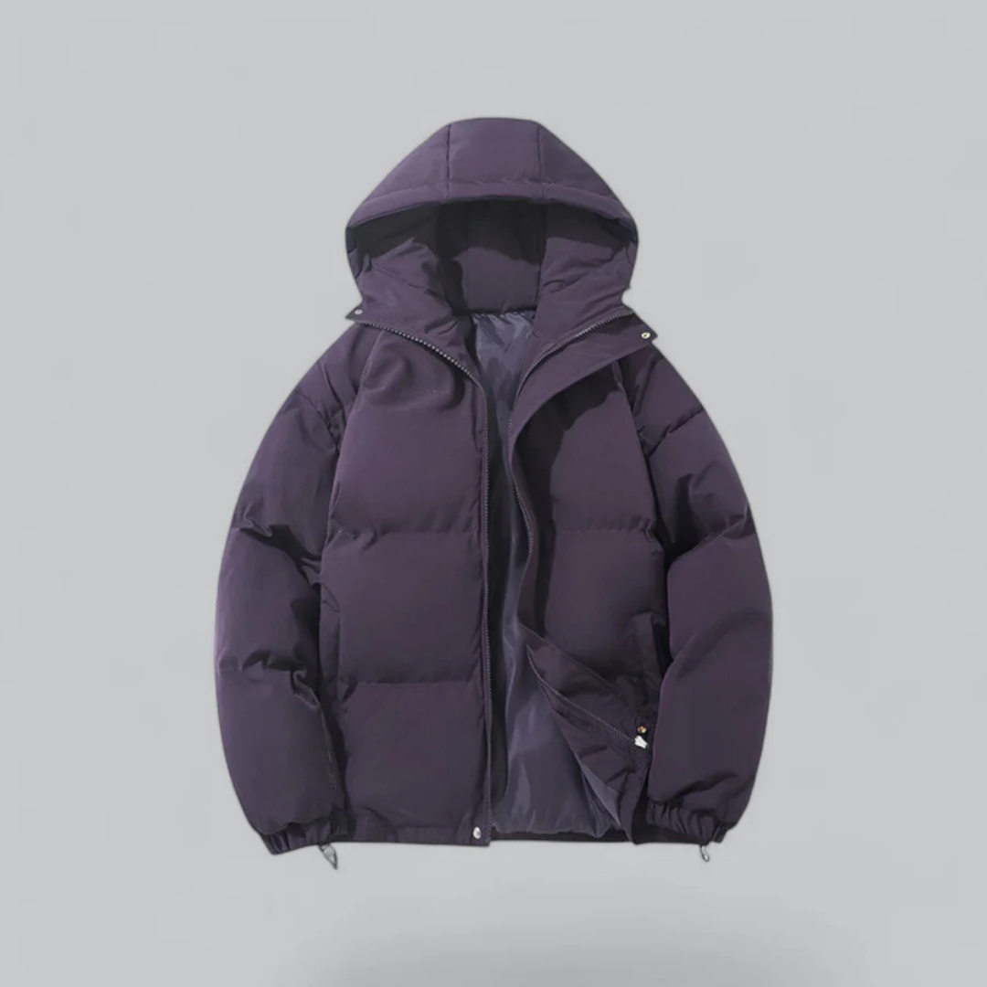 Harper | Insulated Hooded Winter Puffer Jacket for All Genders - Lightweight Design
