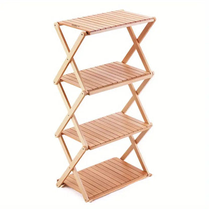 Portable Lightweight Wooden Folding Rack