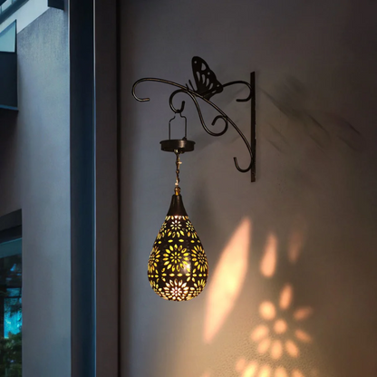 Solar-Powered Outdoor Pendant Light – LumaBright