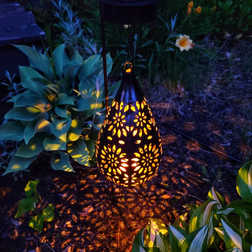 Solar-Powered Outdoor Pendant Light – LumaBright