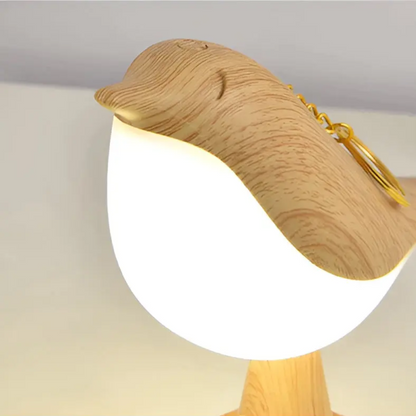 FeatherGlow: Stylish Bird-Shaped LED Lamp with Touch Control and Aromatherapy Feature