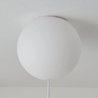 CosmoGlow Modern LED Ceiling Light - Moon & Astronaut Design for Kids' Rooms