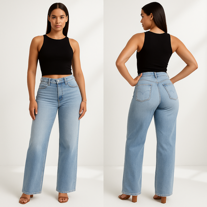 Vero Women's BBL Fit Denim Jeans | Comfortable and Chic