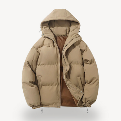 LIVAA – Men's Hooded Puffer Jacket for Winter