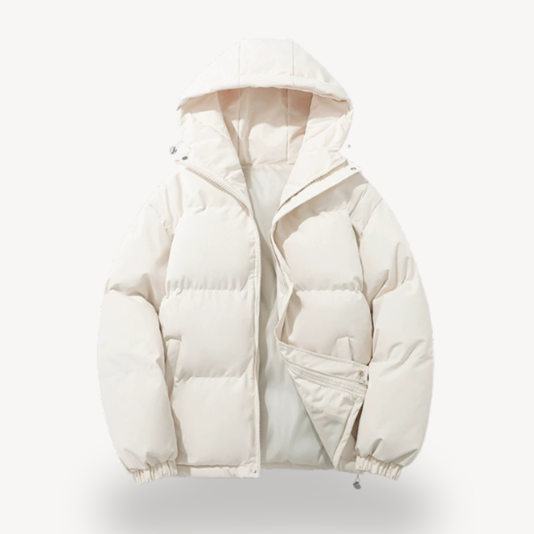 LIVAA – Men's Hooded Puffer Jacket for Winter