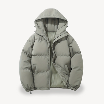LIVAA – Men's Hooded Puffer Jacket for Winter