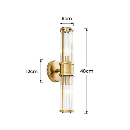 Elegant Bathroom Wall Light – Radiant Gold Finish