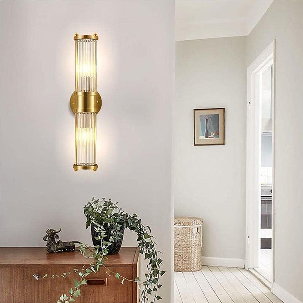 Elegant Bathroom Wall Light – Radiant Gold Finish