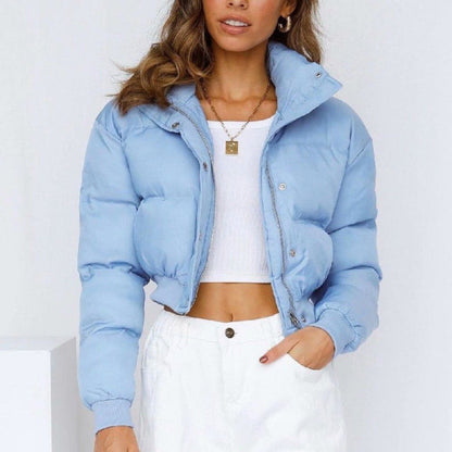 Brielle | Women's Cozy Hooded Short Winter Puffer Jacket