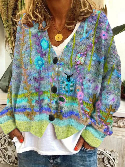 Ann | Colorful Retro Women's Vest