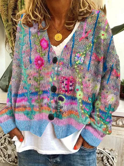 Ann | Colorful Retro Women's Vest