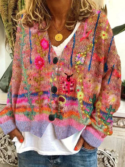 Ann | Colorful Retro Women's Vest