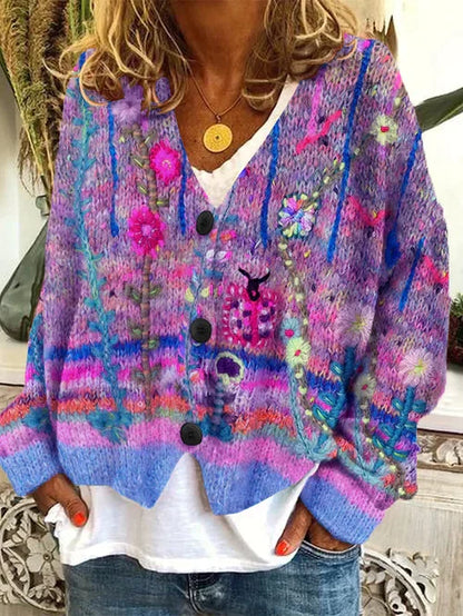 Ann | Colorful Retro Women's Vest