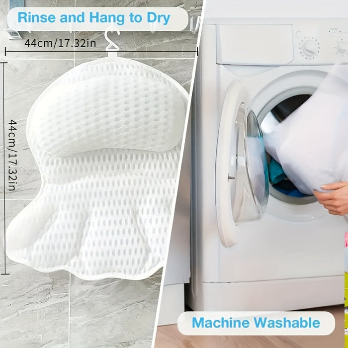BathCloud | Luxurious Bath Cushion for Neck and Back Support